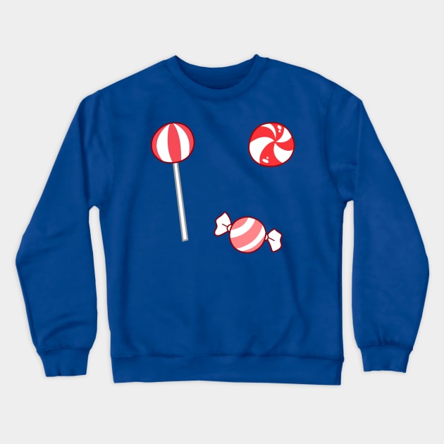 Peppermint Candy Crewneck Sweatshirt by saradaboru